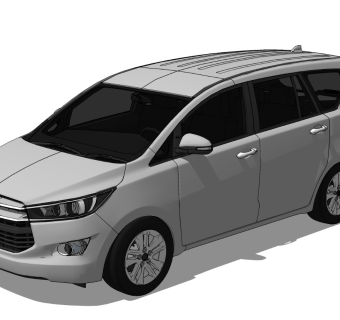 超精细汽车模型 丰田mpv